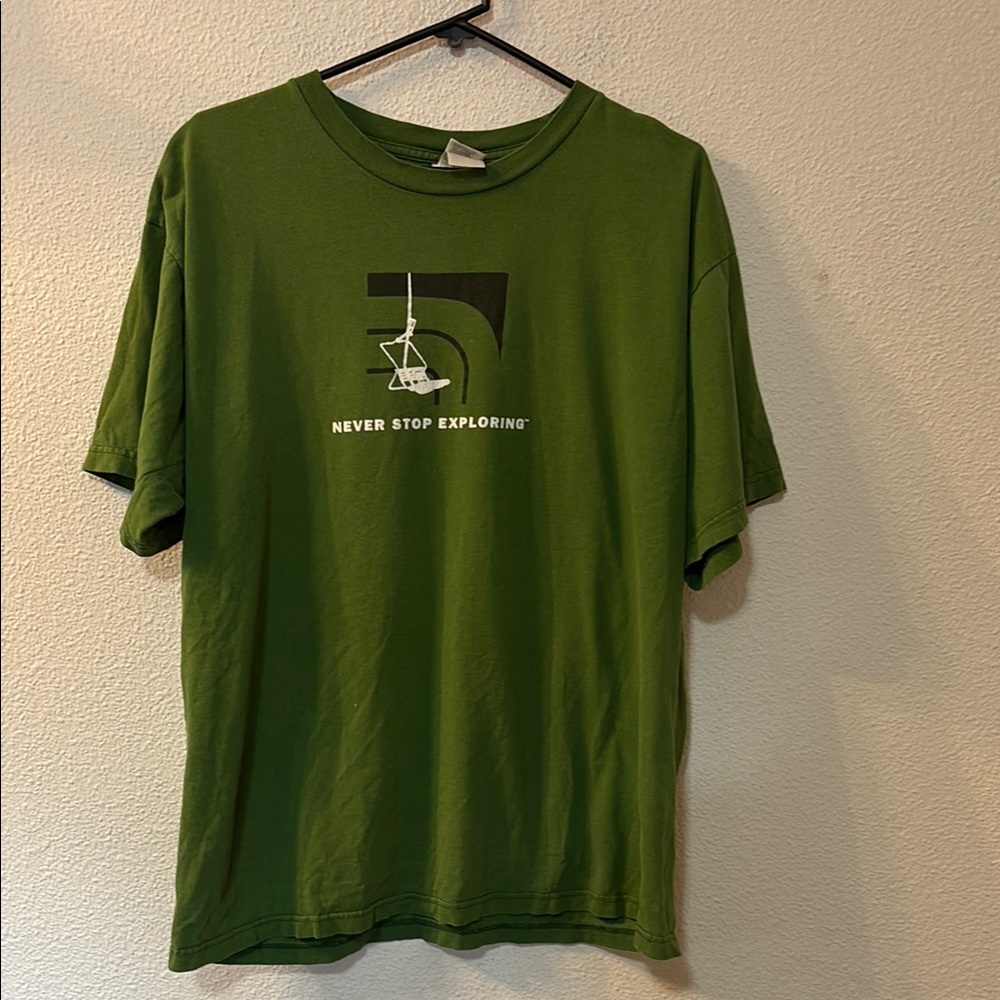 The North Face Green Short Sleeve Tee